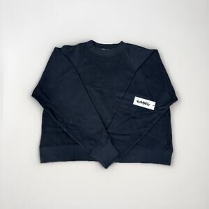 LABEL Go-To Crew Comfy Cozy Black Sweater Women’s Size Large (NWT MSRP $85)